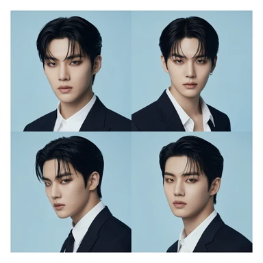 kpop object profile picture, minimal, expressive, variation 4 sticker