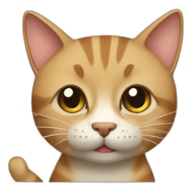 silly little Gato (cat) sticker