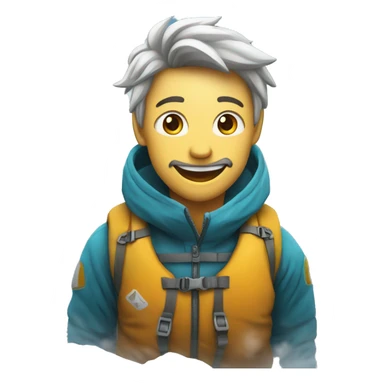 Inoxtag en haut de l’Everest  sticker