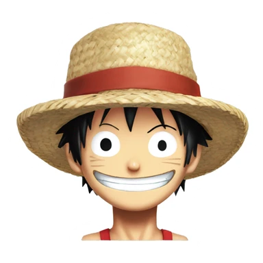Luffy One Piece Straw Hat sticker