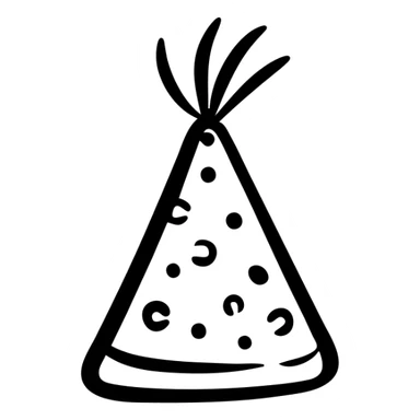 celebration party hat sticker