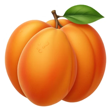 Apricot sticker