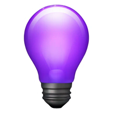 purple light shining upward sticker