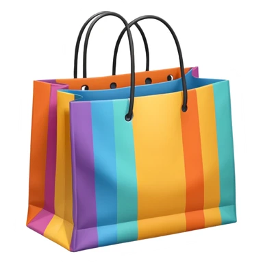 shopping bags from group outing sticker