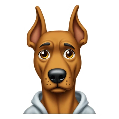 thug scooby doo the dog as a thug sticker