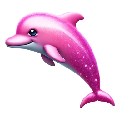 Three eyed pink dolphin magical sticker