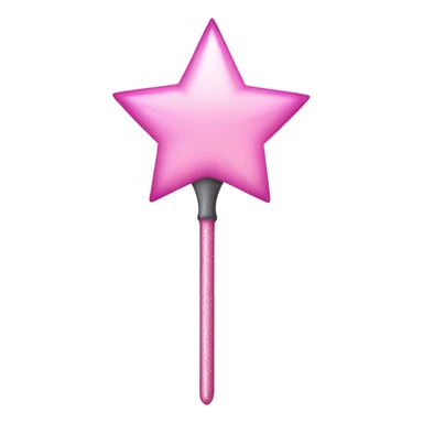 Light pink wand sticker