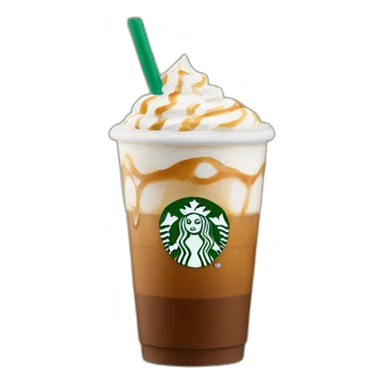 Starbucks Carmel macchiato iced  sticker