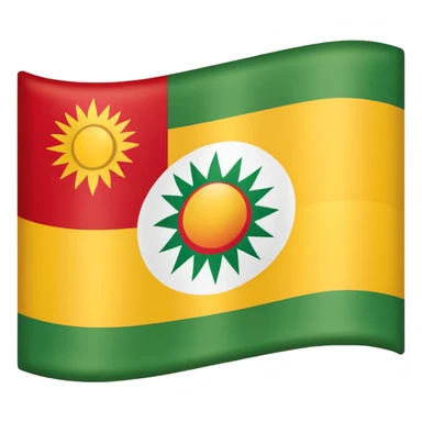 Kurdistan flag. sticker