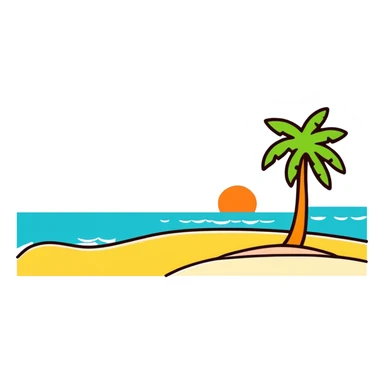 coffee brown beach flip flops sticker