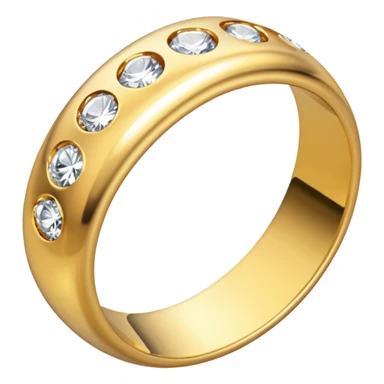 wedding ring with sparkles sticker