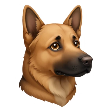 Labrador retriever an d german Shepard mix sticker