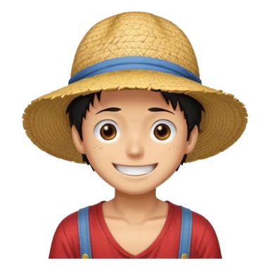 Luffy riendo sticker