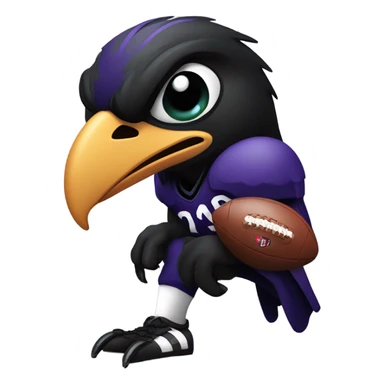 raven football sticker