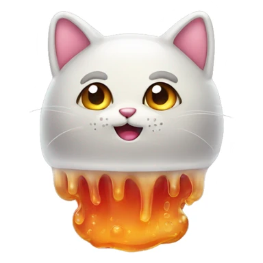 jelly cat sticker