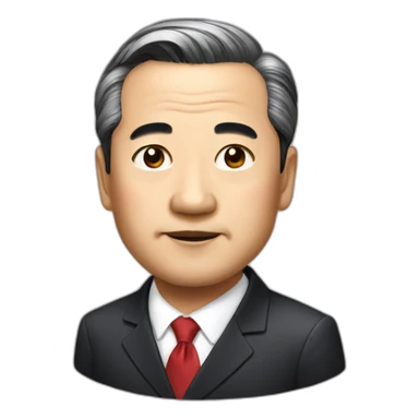 China president sticker