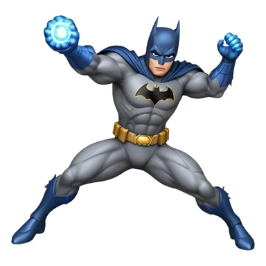Batmen kamehameha sticker