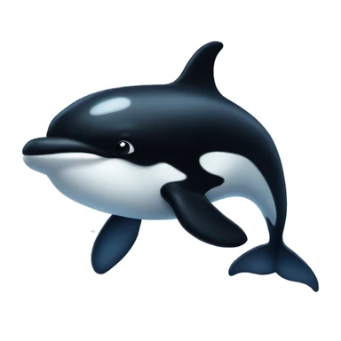 cute killer whale sticker