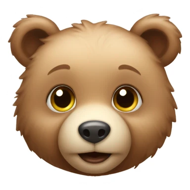 cute baby bear sticker