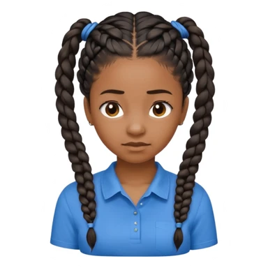 Black girl bent over sticker