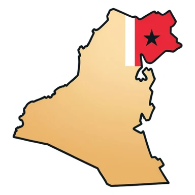 jordan map icon black and white no background just the outline sticker