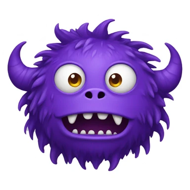 purple monster sticker