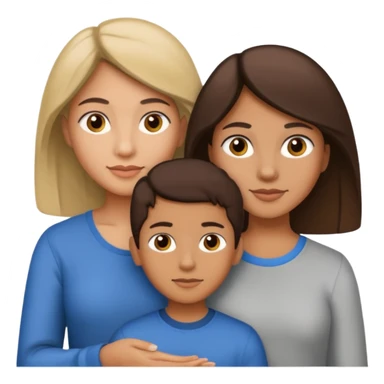 Latin mom with 3 kids. 15 year old girl. 13 year old boy and a 3 year old. sticker