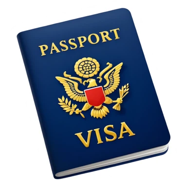 passport and visa sticker