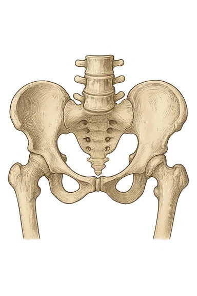 Bacino anatomico sticker