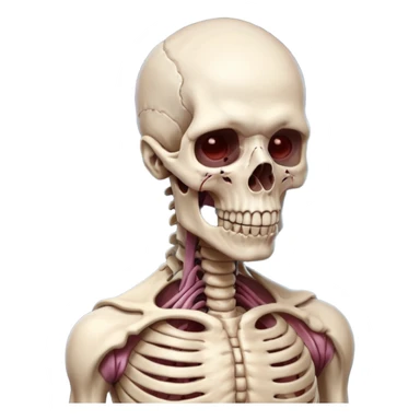laboratory mutant portrait, head and shoulders only, exposed rib bones, damaged skin, horror experiment look, dramatic lighting, 3D cartoon, mobile game icon style, clean background, no text, no watermark

 sticker
