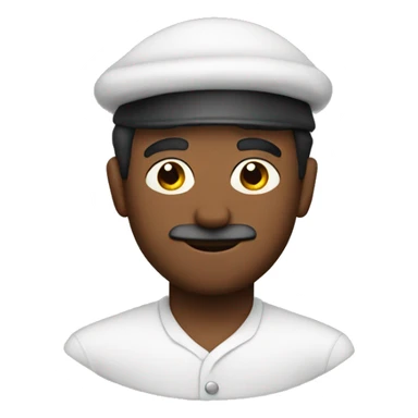 Homme avec kippa sticker