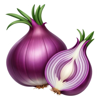 shallot full purple without face sticker