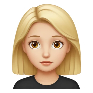 beyaz tenli sarı saçlı ela gözlü kız  sticker