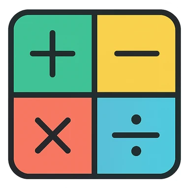 Mathematical symbols sticker