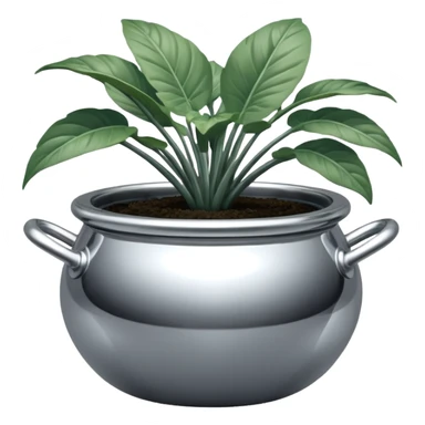 plant in pot style hajime sorayama sticker