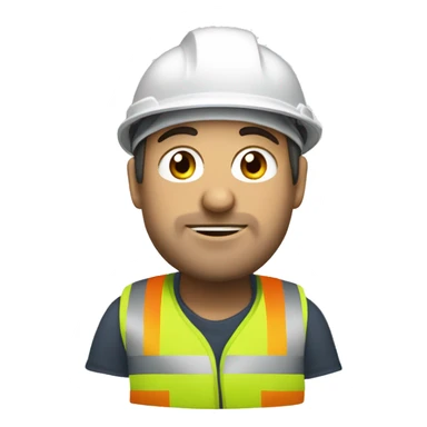 arquitectA con casco blanco  sticker