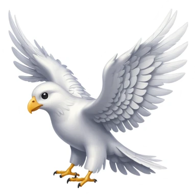 letter with wings sticker