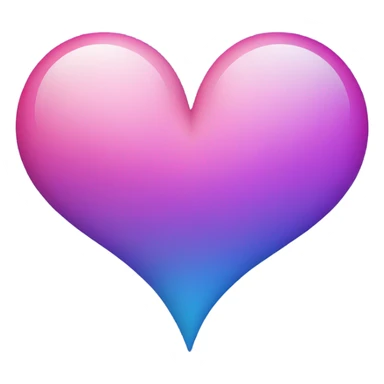 pink, purple and blue heart sticker