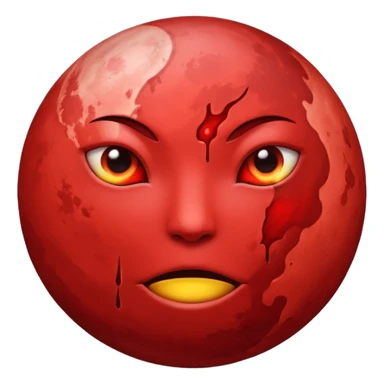 Blood moon  sticker