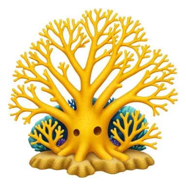 yellow Corals sticker