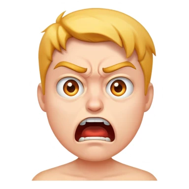 outraged person sticker