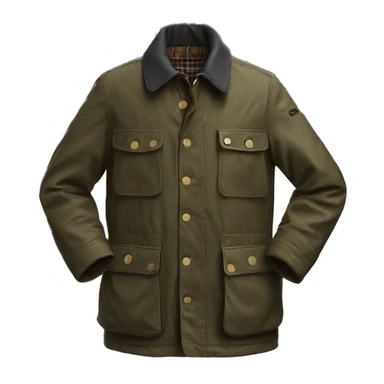 barbour jacket no man sticker