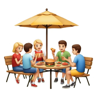 Backyard barbecue  sticker
