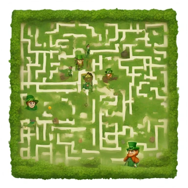 Leprechaun Maze Adventure: The Start of an Epic Quest. sticker
