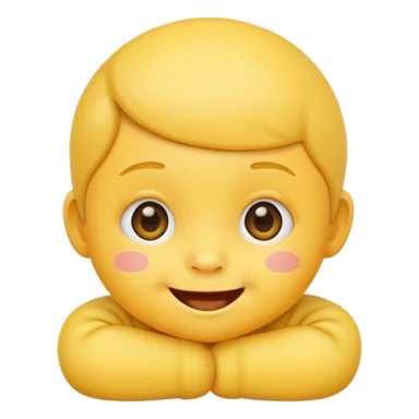 Cute baby emoji sticker