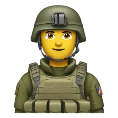 NATO modern soldier sticker