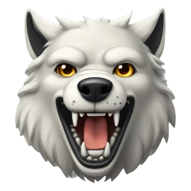 cerberus, cartoon, anthropomorphic wolf sticker