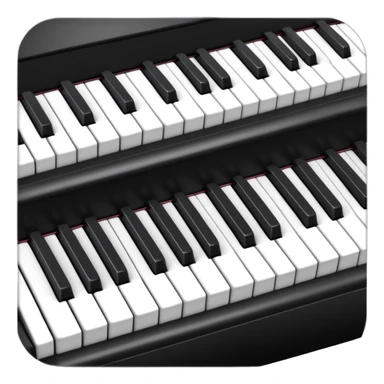 Teclado música básico sticker