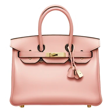 light pink hermes birkin bag sticker