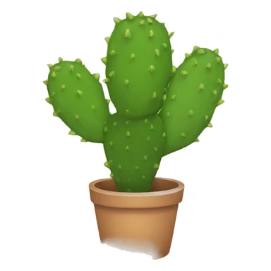 single flat Nopal without pot sticker